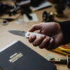 Ніж складаний SOG Twitch III Silver/Gold срібний/золотий