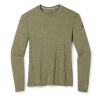 Термофутболка Smartwool Men's Merino 250 Baselayer Crew Boxed чоловіча Winter Moss Heather зелена