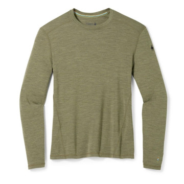 Термофутболка Smartwool Men's Merino 250 Baselayer Crew Boxed чоловіча Winter Moss Heather зелена