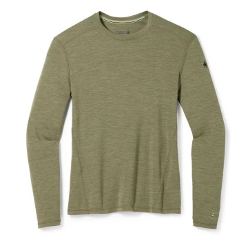Термофутболка Smartwool Men's Merino 250 Baselayer Crew Boxed чоловіча Winter Moss Heather зелена