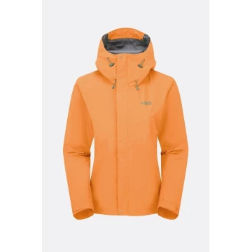 Куртка Rab Downpour Jacket Wmns жіноча Melba помаранчева