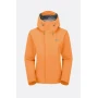 Куртка Rab Downpour Jacket Wmns жіноча Melba помаранчева