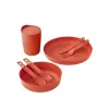Набір посуду Sea to Summit Passage Dinnerware Set 1P 7 Piece Spicy Orange помаранчевий