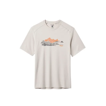 Футболка Rab Force Graphic Tee чоловіча Pebble бежева