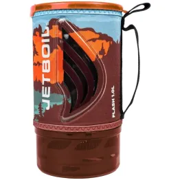 Інтегрована система JetBoil Flash 2025 Mountainscape бордова/оранжева