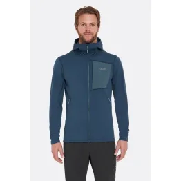 Фліс Rab Superflux Hoody чоловічий Tempest Blue синій