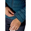 Куртка Rab Microlight Windstopper Hoody чоловіча Tempest Blue синя