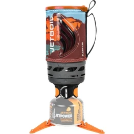 Інтегрована система JetBoil Flash 2025 Mountainscape бордова/оранжева