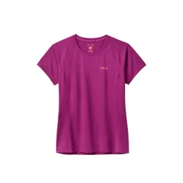 Футболка Rab Sonic Tee Wmns жіноча Plum фіолетова