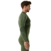 Термофутболка Accapi XPerience чоловіча Military Black зелена