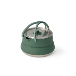 Чайник з чохлом Sea to Summit Detour Stainless Steel Collapsible Kettle 1,6 L Laurel Wreath Green зелений
