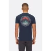 Футболка Rab Basecamp 3 Peaks Tee чоловіча Tempest Blue синя