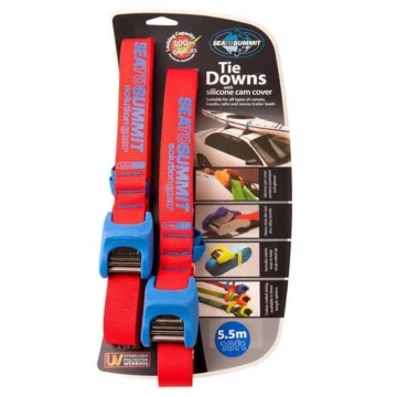 Стяжний ремінь Sea to Summit Tie Down with Silicone Cover Double Pack Blue