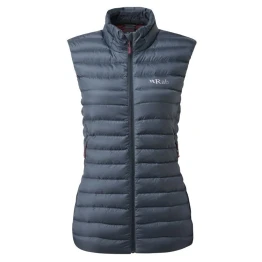 Безрукавка Rab Microlight Vest Wmns жіноча Steel сіра