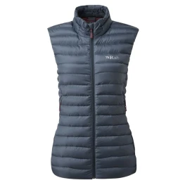 Безрукавка Rab Microlight Vest Wmns жіноча Steel сіра