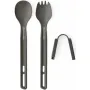 Набір столових приборів ложка та виделка Sea to Summit Frontier UL Cutlery Set сірий