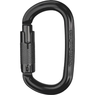 Карабін Singing Rock Ozone TWL Oval Black чорний