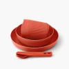 Набір посуду Sea to Summit Passage Dinnerware Set 1P 7 Piece Spicy Orange помаранчевий