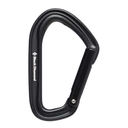 Карабін Black Diamond HotForge Straight Carabiner Black чорний