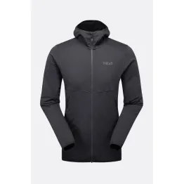 Фліс Rab Evolute Hoody чоловічий Beluga чорний