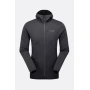 Фліс Rab Evolute Hoody чоловічий Beluga чорний