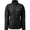 Куртка Rab Microlight Jacket Wmns жіноча Black чорна