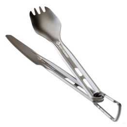 Набір столових приборів ложка та ніж Sea to Summit Frontier UL Cutlery Set сірий