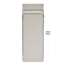 Вкладиш Sea to Summit Silk Blend Sleeping Bag Liner Pillow Sleeve Moonstruck Grey сірий
