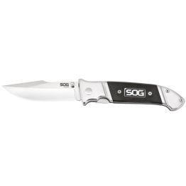 Ніж складаний SOG Fielder G10 чорний/сталевий