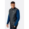 Безрукавка Rab Microlight Vest Black чоловіча Beluga сіра
