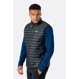 Безрукавка Rab Microlight Vest Black чоловіча Beluga сіра