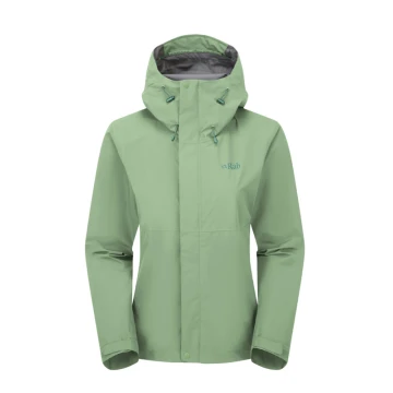 Куртка Rab Downpour Jacket Wmns жіноча Fig Green зелена