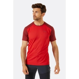 Футболка Rab Force Tee Ascent Red/Oxblood Red червона чоловіча