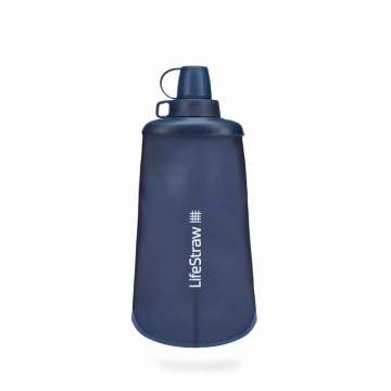 Пляшка-фільтр для води LifeStraw Peak Squeeze 0.65 л Mountain Blue синій