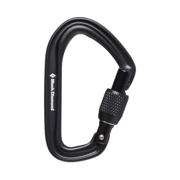 Карабін Black Diamond HotForge Screwgate Carabiner Black чорний