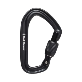 Карабін Black Diamond HotForge Screwgate Carabiner Black чорний