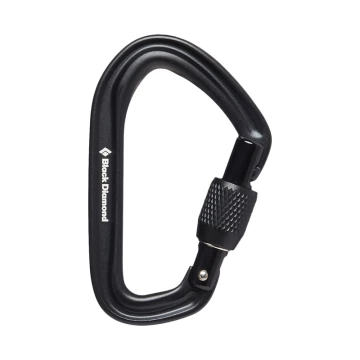 Карабін Black Diamond HotForge Screwgate Carabiner Black чорний