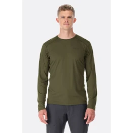 Футболка Rab Force LS Tee Olive оливкова чоловіча