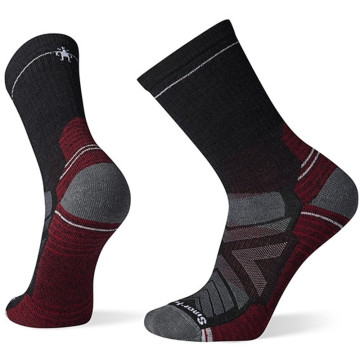 Шкарпетки Smartwool Performance Hike Light Cushion Crew чоловічі Charcoal чорні/бордові Шкарпетки Smartwool Performance Hike Light Cushion Crew чоловічі Charcoal чорні/бордові
