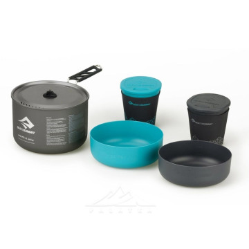 Набір посуду Sea To Summit Alpha Cookset 2.1 Pacific Blue/Grey сірий/блакитний