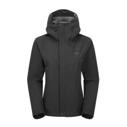 Куртка Rab Downpour Jacket Wmns жіноча Black чорна