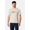 Футболка Rab Force Graphic Tee чоловіча Pebble бежева