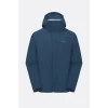 Куртка Rab Downpour Jacket чоловіча Tempest Blue синя