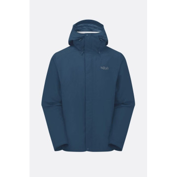 Куртка Rab Downpour Jacket чоловіча Tempest Blue синя