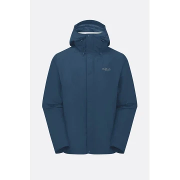 Куртка Rab Downpour Jacket чоловіча Tempest Blue синя