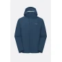 Куртка Rab Downpour Jacket чоловіча Tempest Blue синя