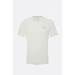 Футболка Rab Sonic Tee Light Zinc біла чоловіча