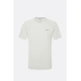 Футболка Rab Sonic Tee Light Zinc біла чоловіча 
