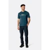 Футболка Rab Force Graphic Tee чоловіча Tempest Blue синя