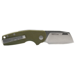 Ніж складаний SOG Stout FLK OD Green/Stonewash оливковий